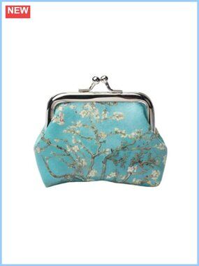 Vintage Hasp Closure Small Clutch Wallet Mini Handbag Card Cash Holder